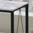 Antique-style Black And White Color-blocked Writing Desk, Classic Finish Exudes Retro Style.