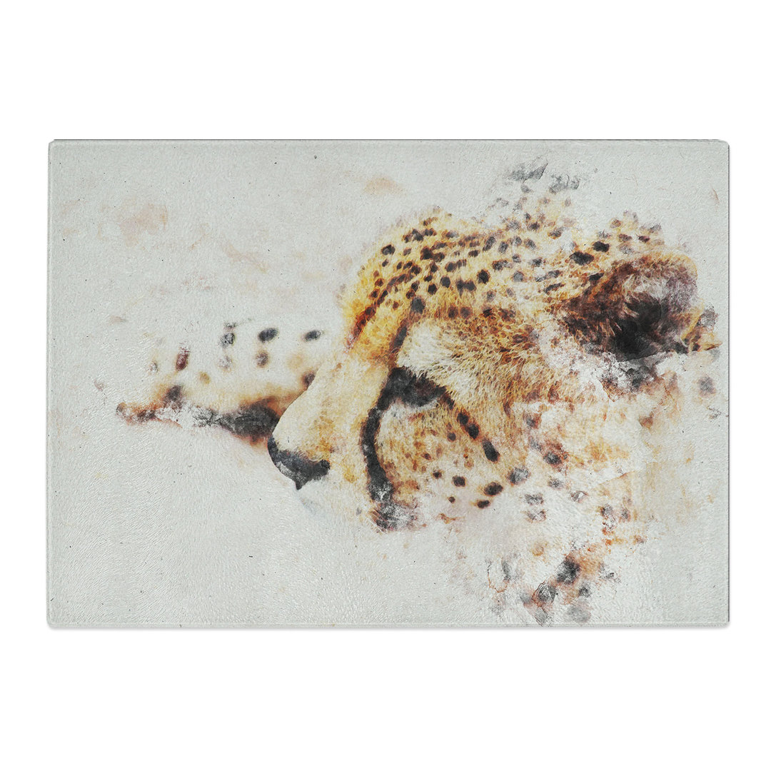 Cheetah Vol.1 Watercolour Chopping Board