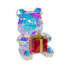 Ours de Noël rétro holographique avec lumière USB 15,75 po H rétro USB