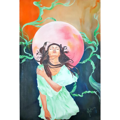 Inner Beauty Of Lady | Acrylic On Canvas | By Megha Chakraborty