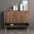 Retro large capacity storage shoe cabinet