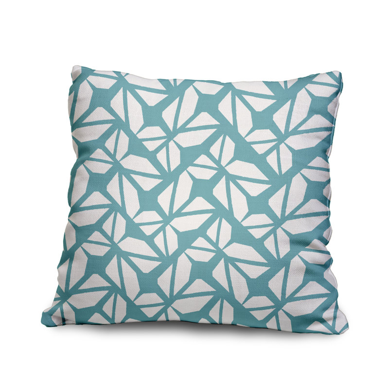 Housse et insert de coussin extérieur d'extérieur, Bleu sarcelle, 20 po X 20 po