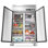 2 Door Commercial Refrigerator, 36 Cu.ft 2 Section Stainless Steel Upright Reach In Refrigerator, 48"