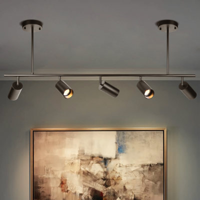 Abramson 43.31'' 5 -Light Standard Track Kit with Dimmable and Adjustable Head