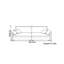 Canapé discret en tissu mat simple-106690925