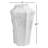 Modern Sculptural Stoneware and Porcelain Vase with Geometric Silhouette and Contemporary Casual Design