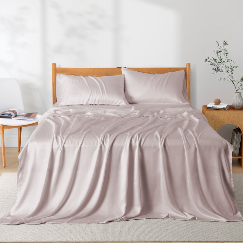 Primrose Pink Full Lyocell Sheet Set with Pillowcases