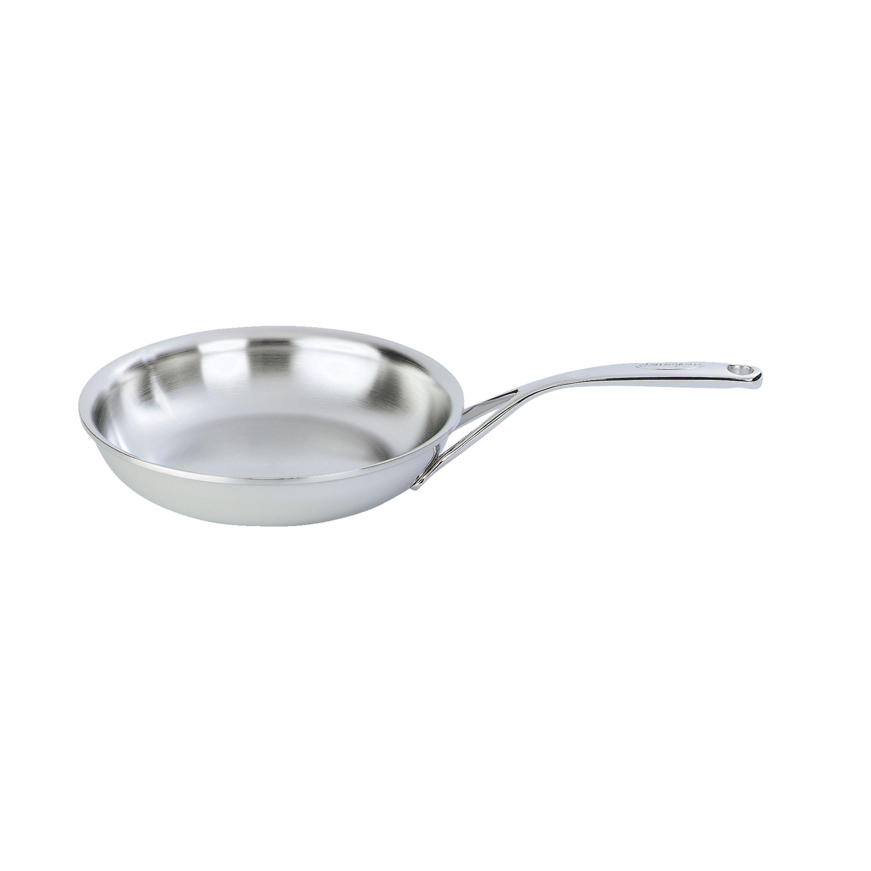 Demeyere Essential5 Stainless Steel 12.5 Frying Pan with Glass