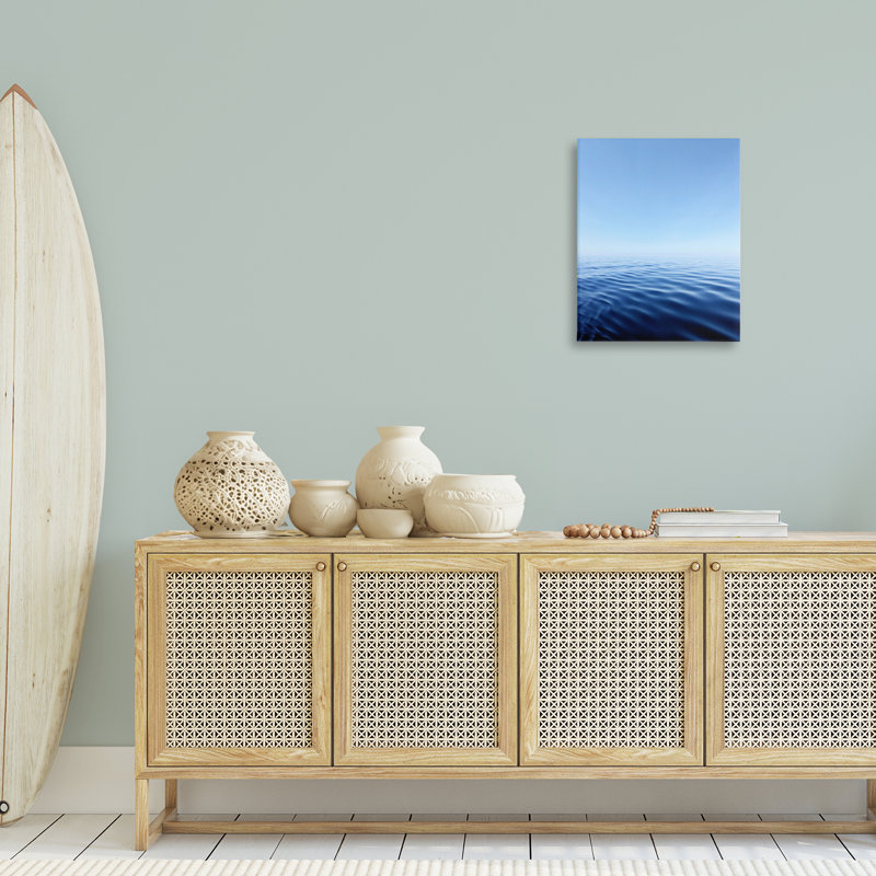 «Cool Blue Ocean Ripples», conception par Kali Wilson, H 20 po x l 16 po
