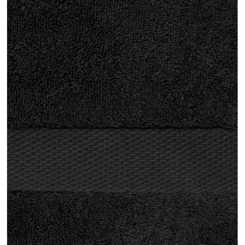 Bello Nuovo Waffle Washcloth, Black