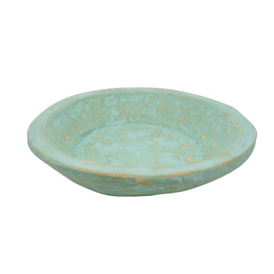 Tuba Wood Decorative Bowl 1