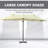 Zumbrota 172.8'' x 106.8'' Rectangular Cantilever Umbrella-1988663031