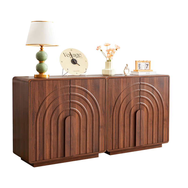 Armoire d'appoint 2 portes, Noyer