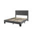 Structure de lit plateforme tapissier-435257242