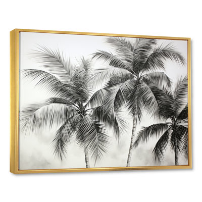 Palmier, désert, oasis II - palmiers, impression sur toile