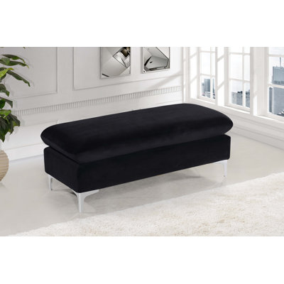 Shumpert Velvet Ottoman
