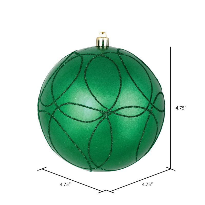 Ornement boule de bonbon écume de mer
