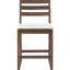 Ensemble de bar extérieur 5 pièces avec chaises ergonomiques en bois massif, utilisable en toutes saisons, coussins résistants aux égratignures, facile à nettoyer