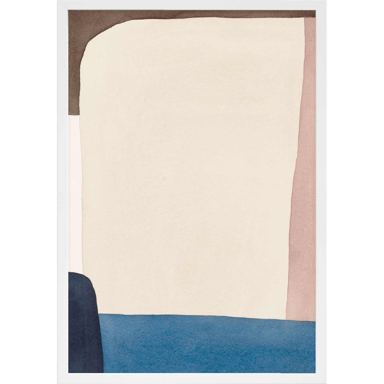 Distant Sand by Julia Balfour, White, 21" W x 30" H