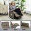 Fauteuil électrique pour personnes âgées, avec télécommande, poches latérales, assemblage rapide
