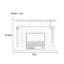 European style simple fireplace decorative cabinet-108744106