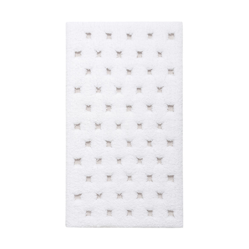 Alice Geometric Bath Rug, 20" W x 31" L