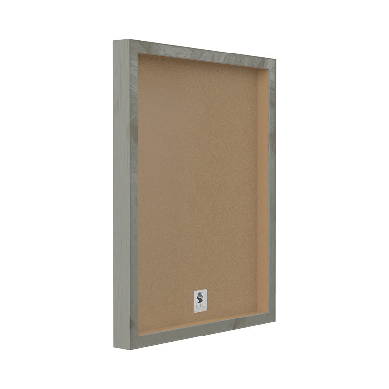 Urban Game on Abstraction by Amanda Murray Single Picture Frame Print on Canvas, 30" H x 24" W x 1.5" D, Gray Frame