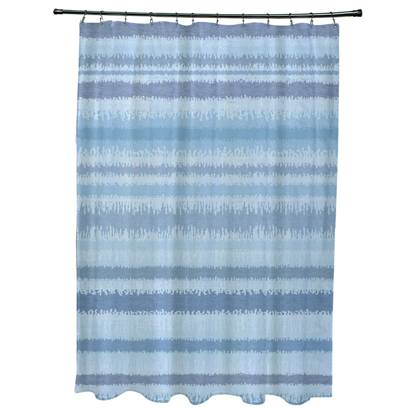 Rideau de douche simple Dorazio, Bleu