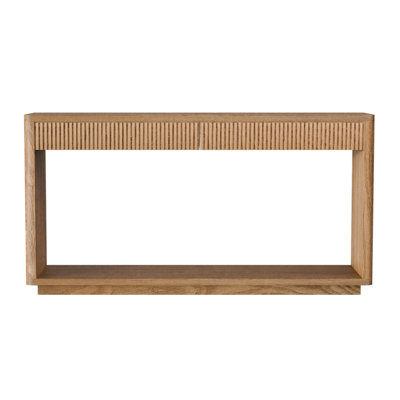 Elowen 60" Console Table With 2 Drawers, Wood Sofa Table For Entryway Hallway Living Room