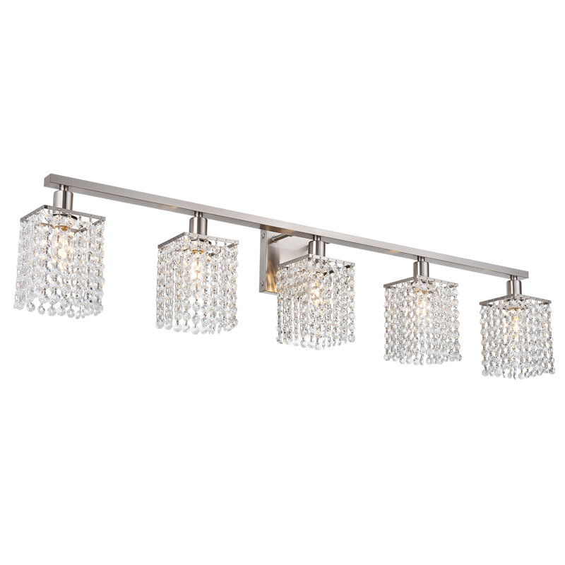 Darchell 5 - Light Dimmable Vanity Light, Brushed Nickel