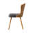 Orchard Hill Linen/Faux Leather Upholstered Dining Side Chair with Wooden Legs-946150265