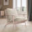 Dez 28.35" W Linen Armchair Upholstered-373104574