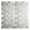 Carreau de mosaïque auto-adhésif en métal l 12 po x L 12 po, dosseret en métal pour cuisine, 10 feuilles