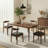 Solid Dining Charis Set 4