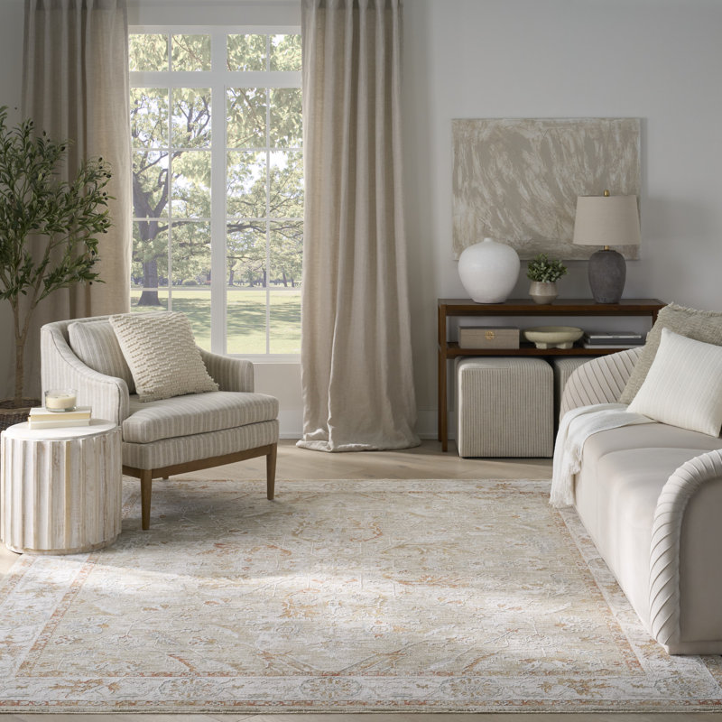 Tapis oriental gris Castanon, Rectangle 7 pi 10 po x 10 pi 4 po