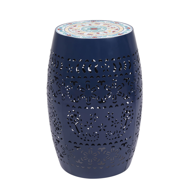 LILAC 12" SIDE TABLE, Dark Blue