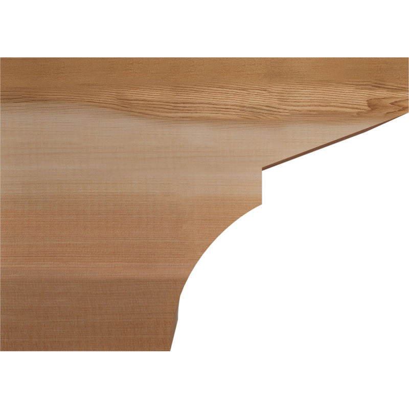 Queue Monterey, Cèdre rouge, 12" H x 16" W x 3.5" D
