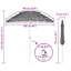 160cm Beach Parasol