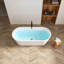 Baignoire autoportante en acrylique 67 po