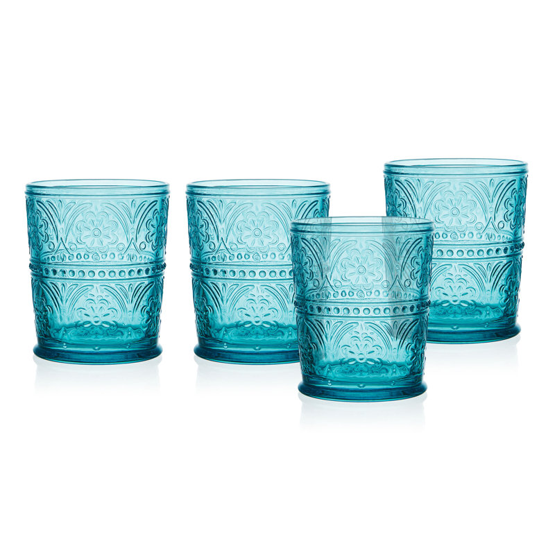 Ensemble de 4 verres à whisky Darbie Angell Wanderlust, Bleu