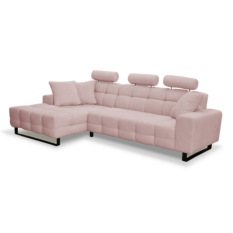 4 Seater Corner Sofa, Left Hand Facing, Blush