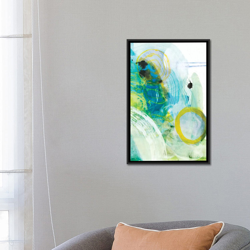 «Take Off II», reproduction sur toile, Toile encadrée noire, Pas de tapis, H 48 po x l 32 po x P 1,5 po