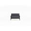 Décoré avec du lin gris: table basse, chaise, revêtement de table en bois massif