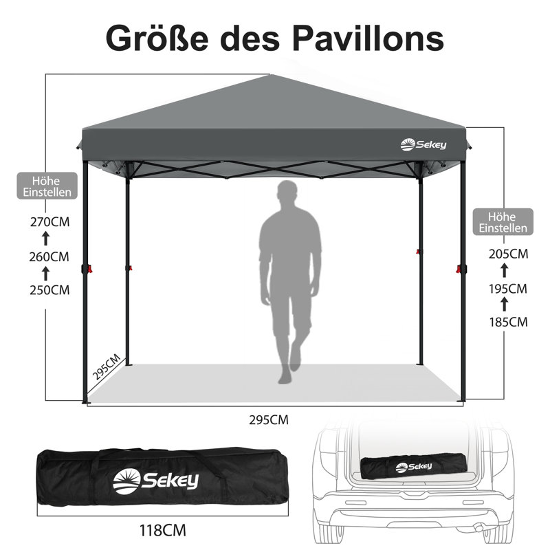 Faltpavillon, Grey