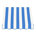 Bright Blue/White Stripe