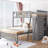 Wooden Twin Over Full Bunk Bed In Gray With Six Drawer Cabinets And Adjustable Shelf Spaces Drawers, Capabilities, A Setup Potential-1707211963