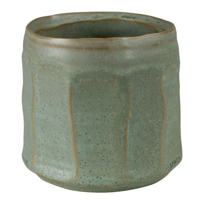 Cache pot olive en céramique