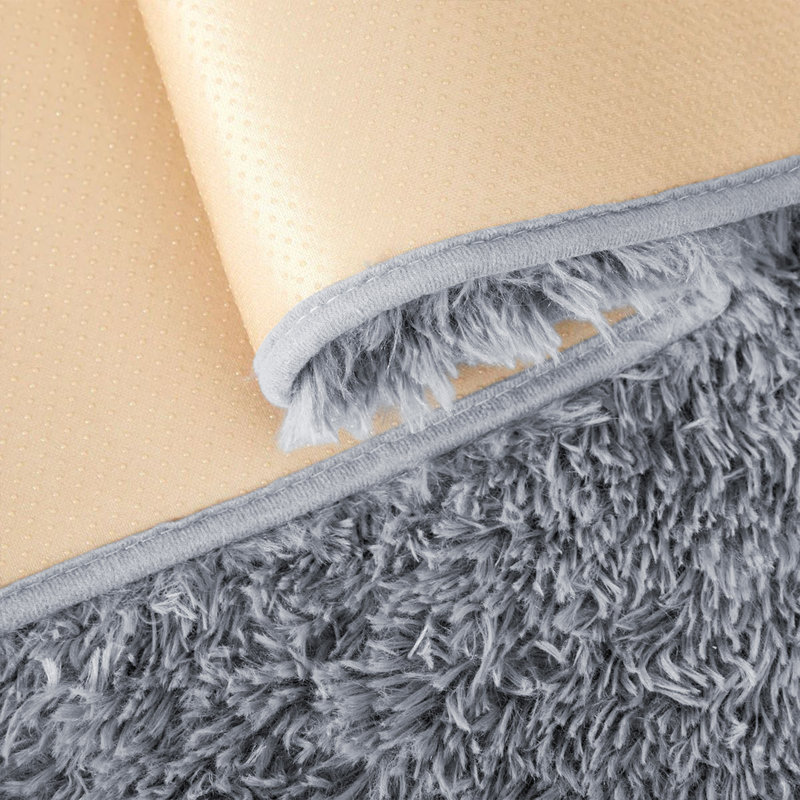 Machine Tufted Shag Area Rug, Rectangle 60 x 110 cm