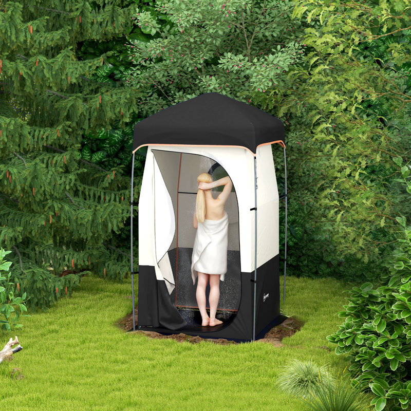Portable Shower Tent, Black