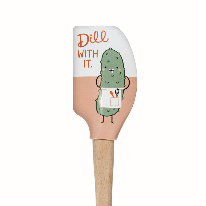 Spatulart Dill With It/Big Dill Spatula For Baking Prep